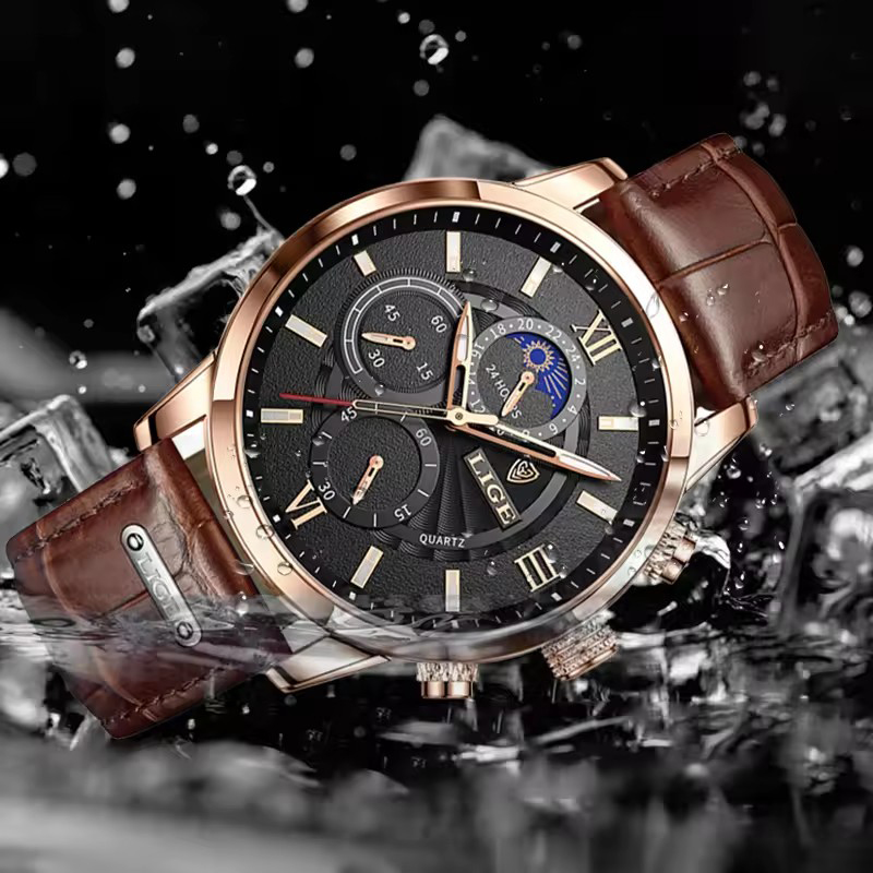 Men's Watches LIGE Top Brand L - Luxury Watch Manufacturers ulasan dan harga